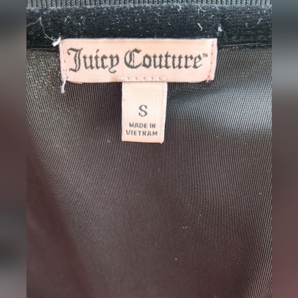 Juicy Couture velour black jacket - Size Small - Picture 8 of 10